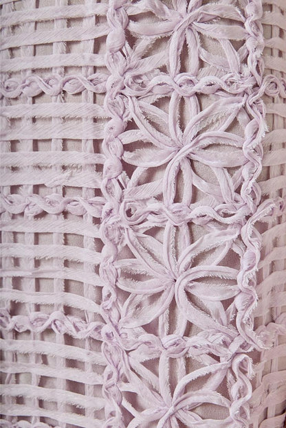 Arie Summer Crocheted Midi Dress - Lilac