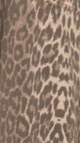 Vox Pants - Leopard Print Racer Stripe