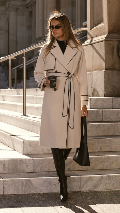 Blanca Trench Coat - Beige