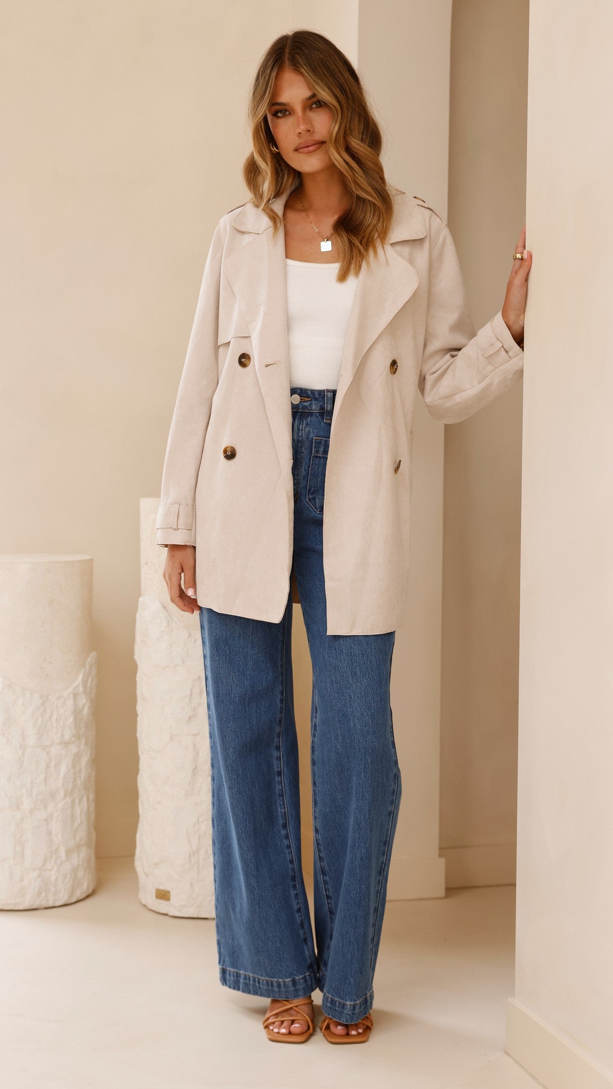 Jaya Coat - Natural