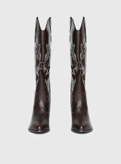 Billini Urson Boots Chocolate / White