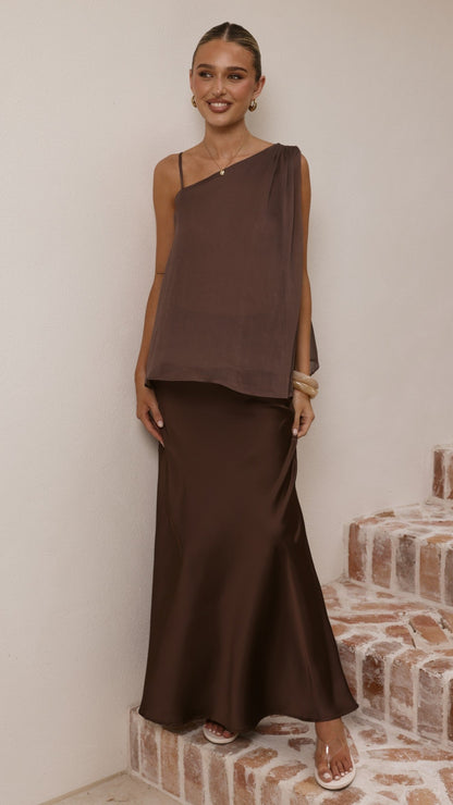 Hazel Top - Chocolate