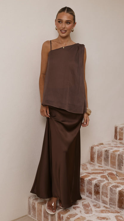 Hazel Top - Chocolate