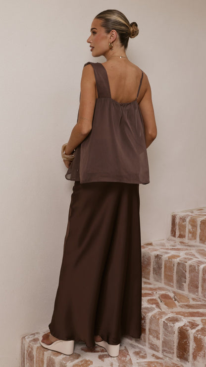 Hazel Top - Chocolate