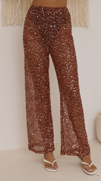 Tera High Waist Brief - Chocolate