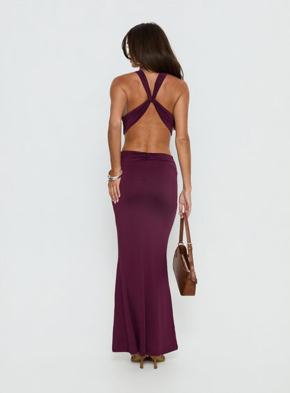 Bambia Maxi Dress Purple