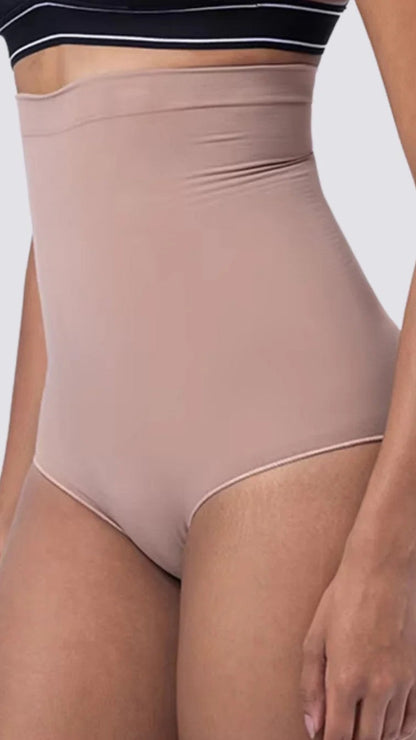 BZEZ Smoothing Sculpt High-Waisted Brief - Bare