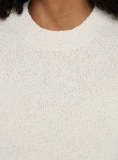 Ashfield Crew Neck Short Sleeve Top Beige
