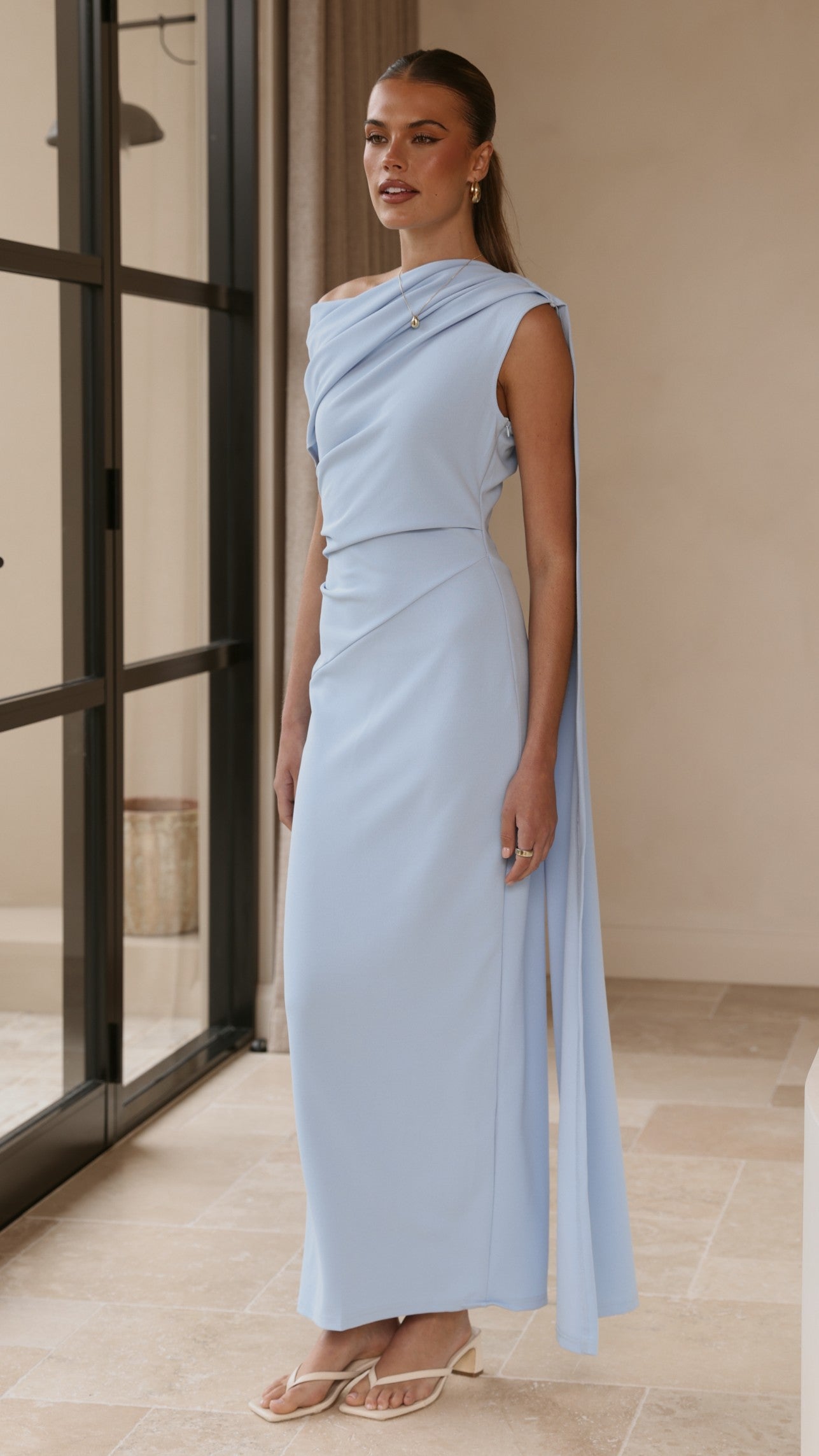 Delilah Maxi Dress - Blue