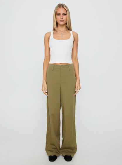 Alaina Pants Olive