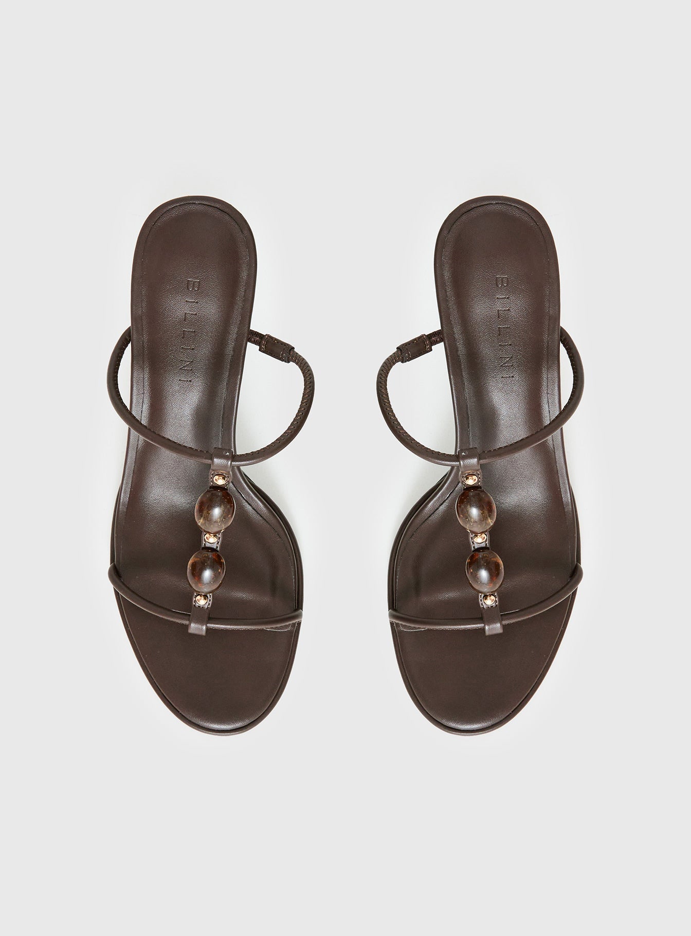 Billini Olympie Gem Detail Heels Brown