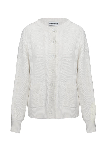 Aldgate Knit Cardigan Ivory