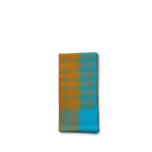 Grid 2 Napkin Blue (Set of 2)