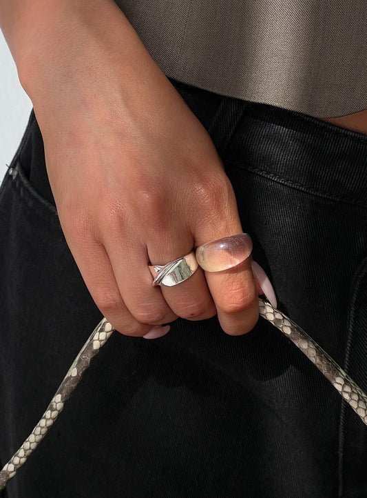 Addilyn Statement Ring Clear