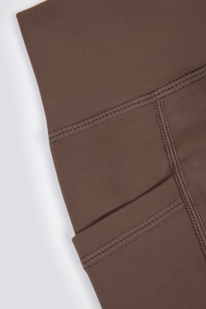 Soft Active Full-Length Leggings in Cocoa