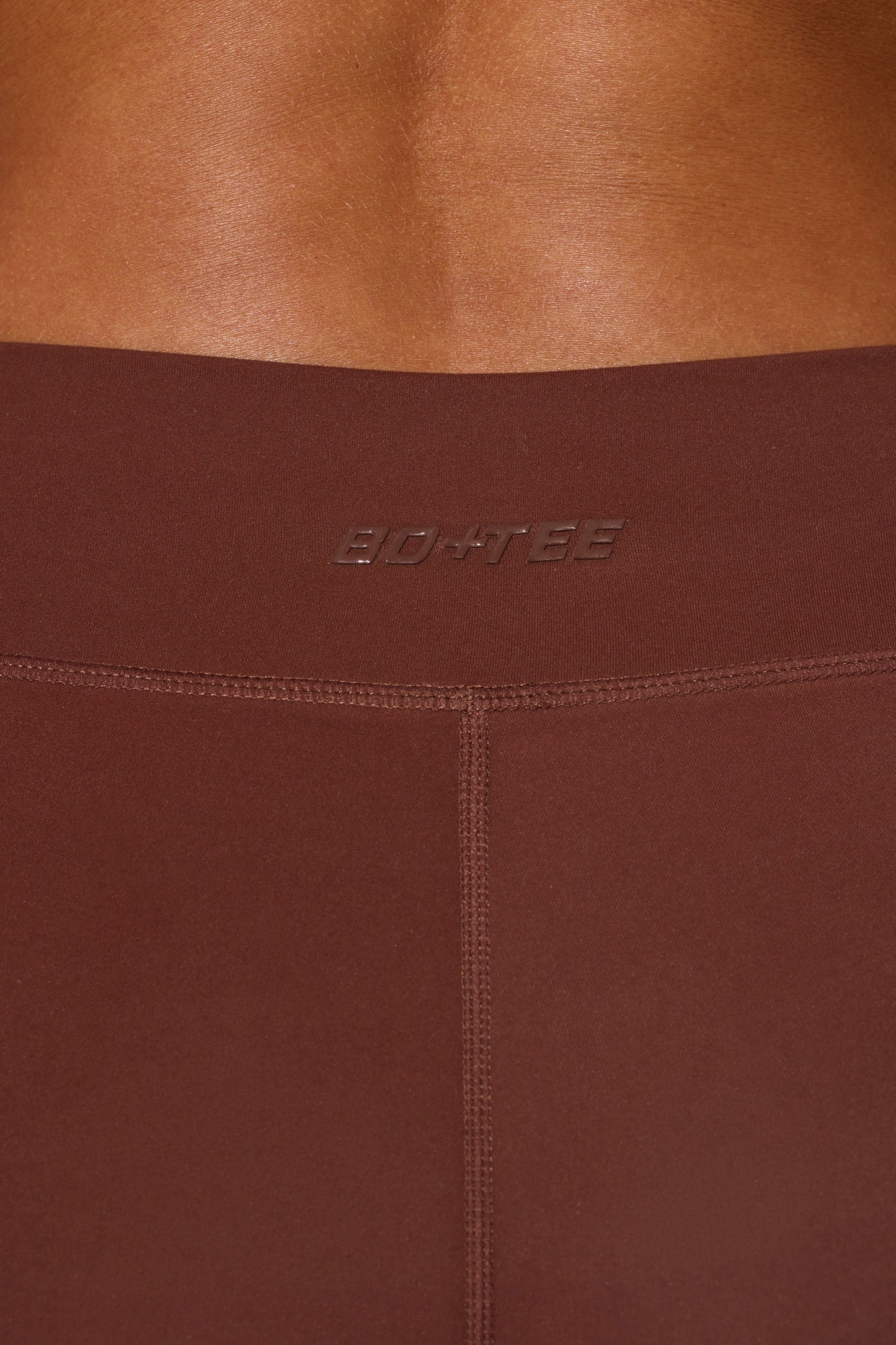 Full Length Leggings with Pockets in Brown