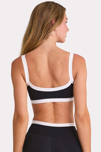 Soft Active Sports Bra in Black