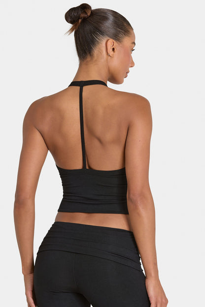 ButterCloud™ Crop Tank Top in Black