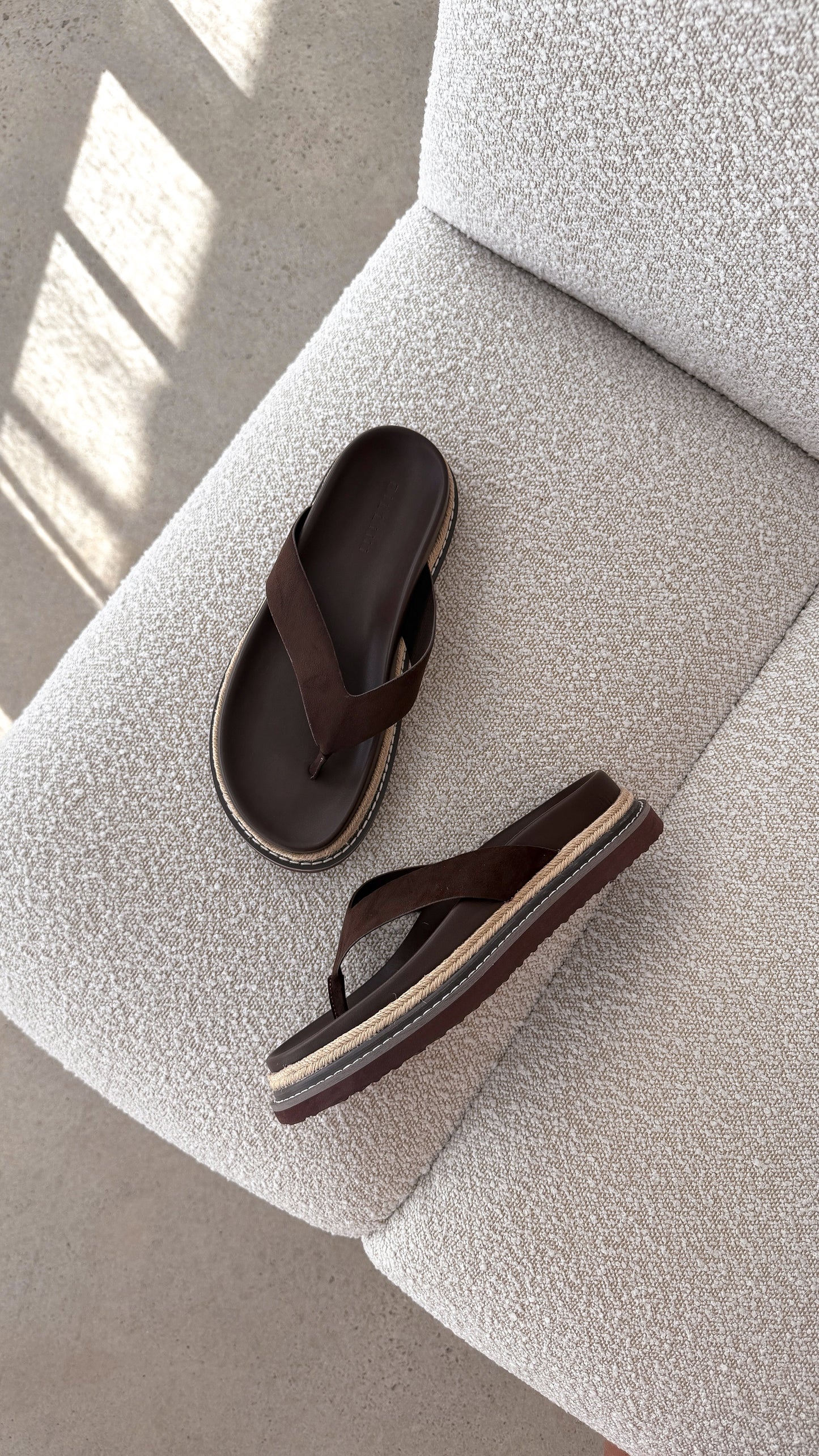 Arley Slide - Cocoa Suede
