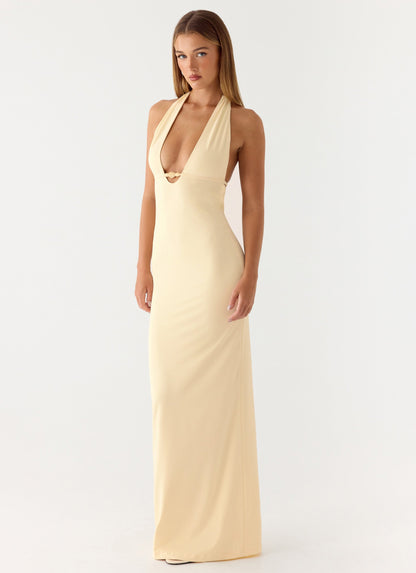 Javana Maxi Dress - Yellow