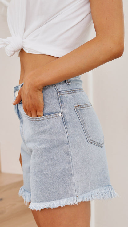 Harlow Shorts - Denim