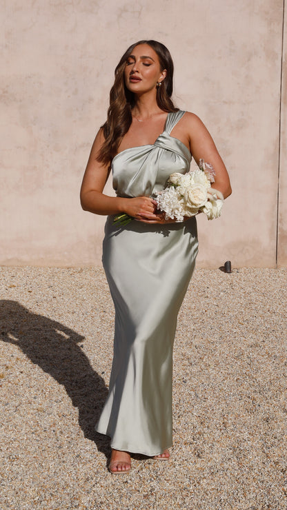 Greta Maxi Dress - Sage