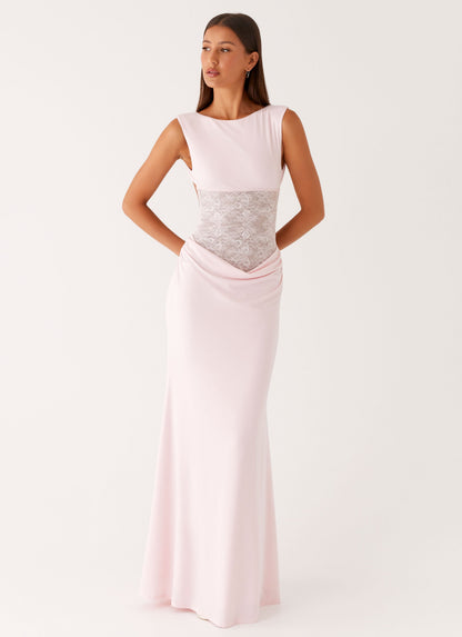 Love Tease Maxi Dress - Baby Pink