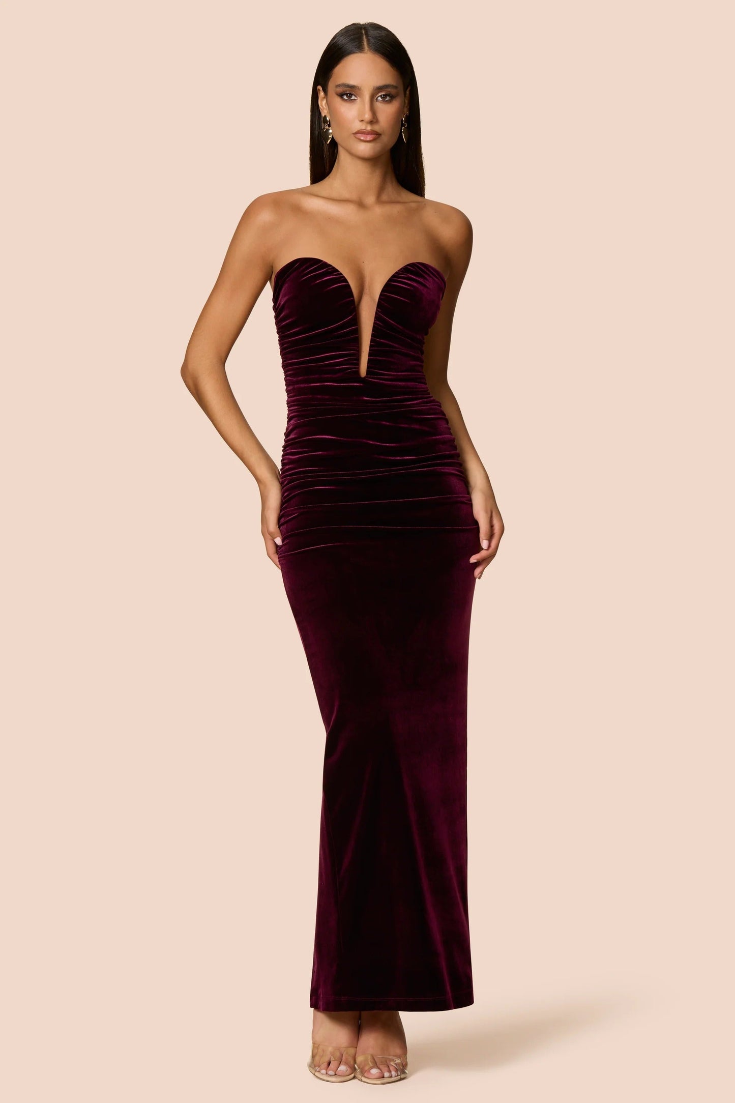 Nookie Nina Gown -  Mulberry