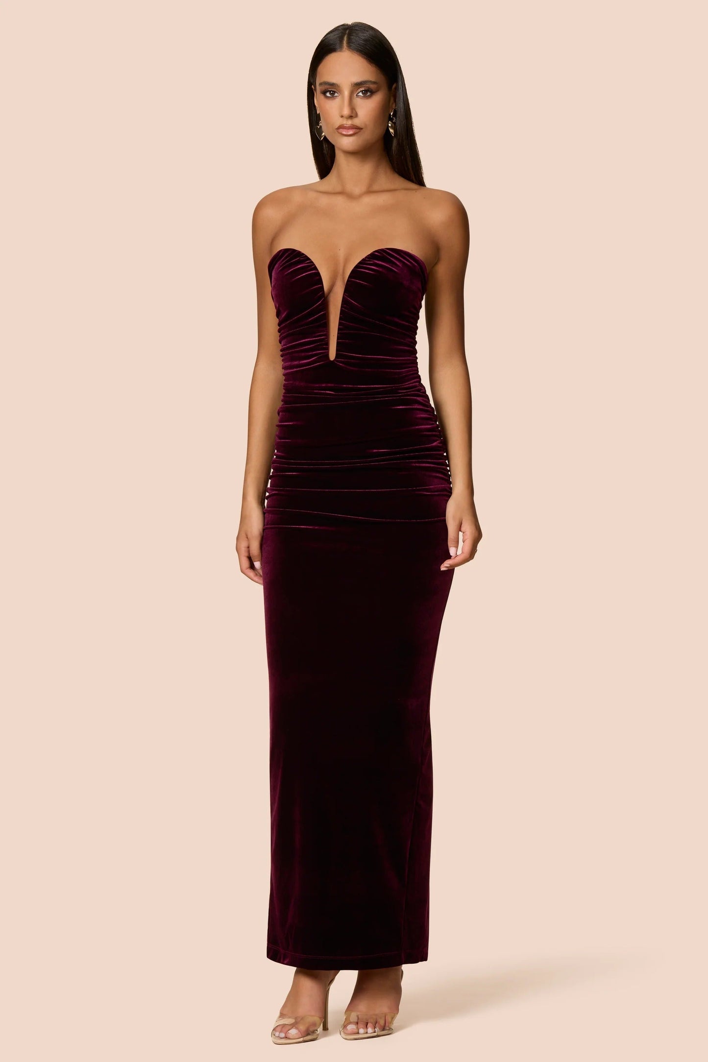 Nookie Nina Gown -  Mulberry
