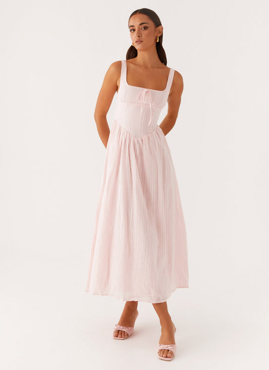Pascuelle Midi Dress - Pink