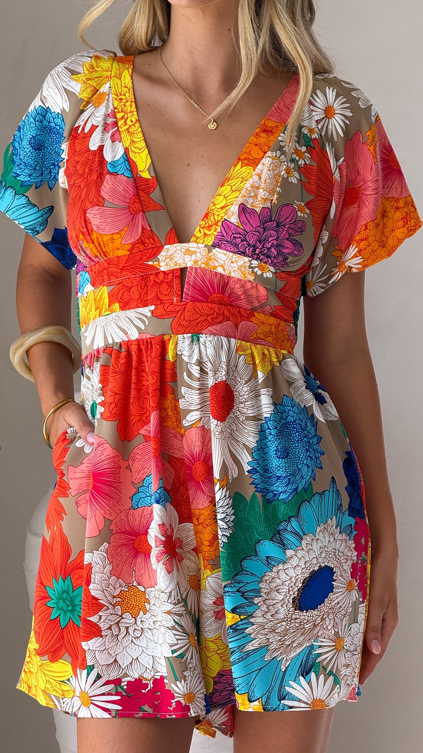 Baker Playsuit - Multi Floral
