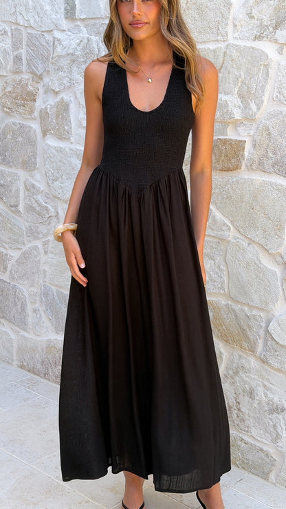 Amira Maxi Dress - Black