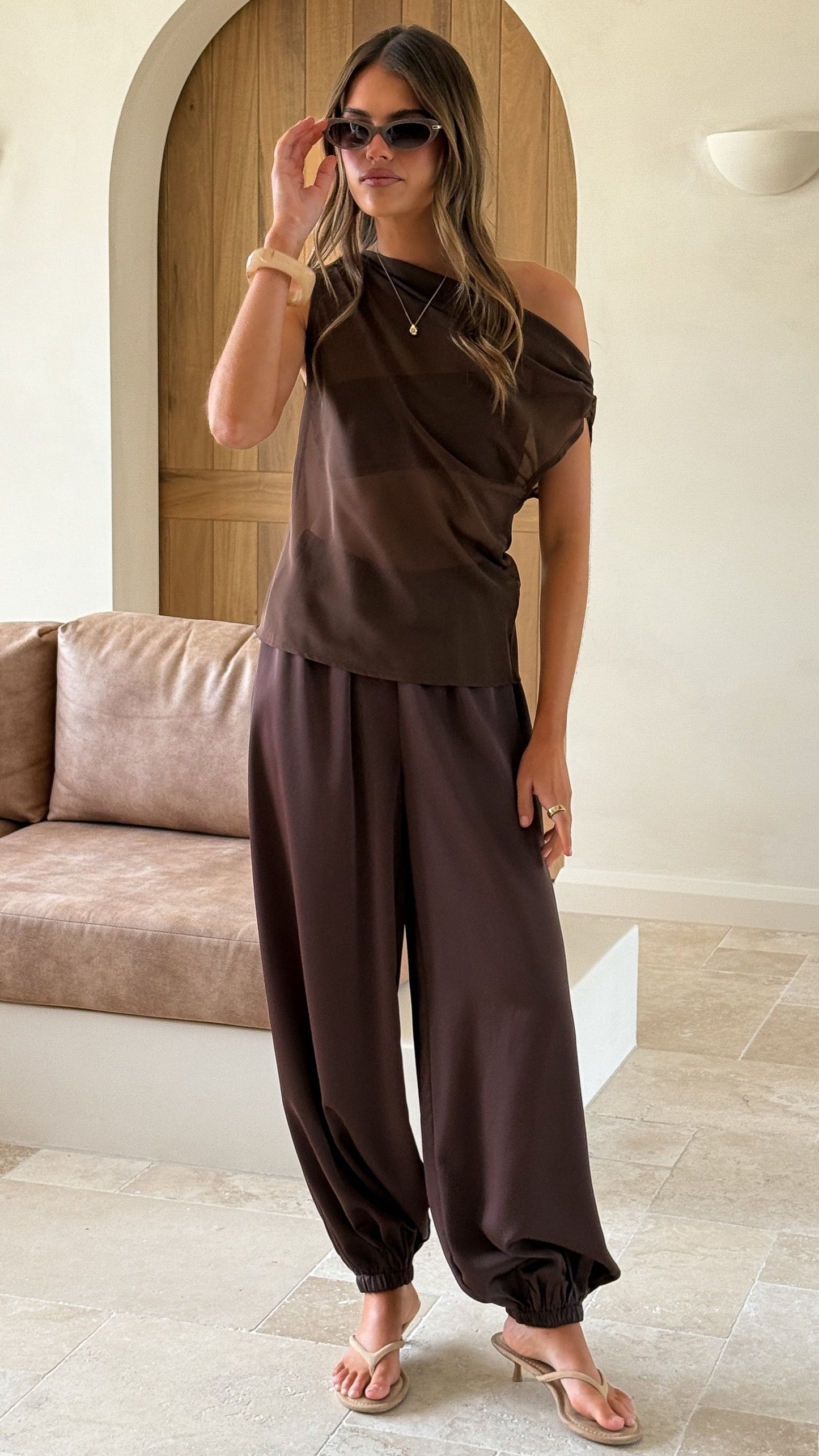 Ariella Pants - Chocolate