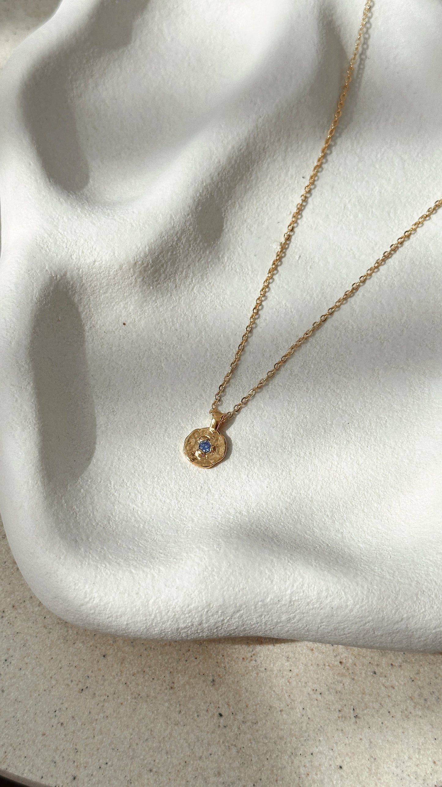 September Birthstone Necklace - Sapphire
