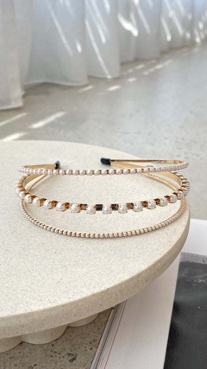 Tiana Headband - Gold