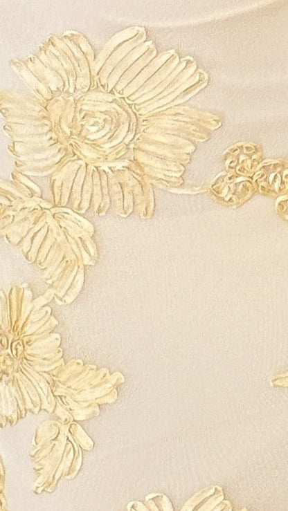 Veya Strapless Maxi Dress - Yellow