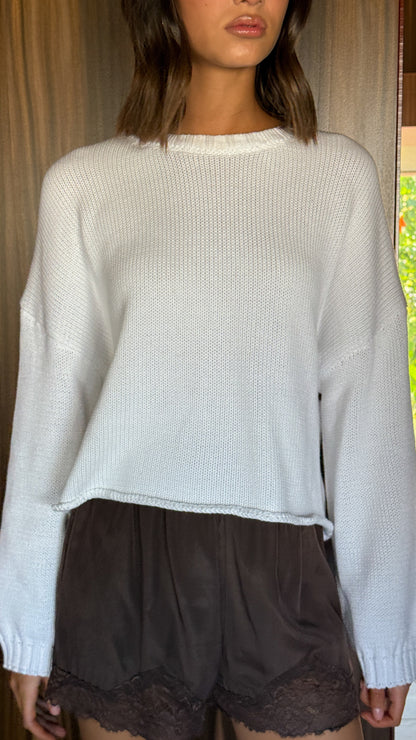 Melbourne Knit Jumper - White