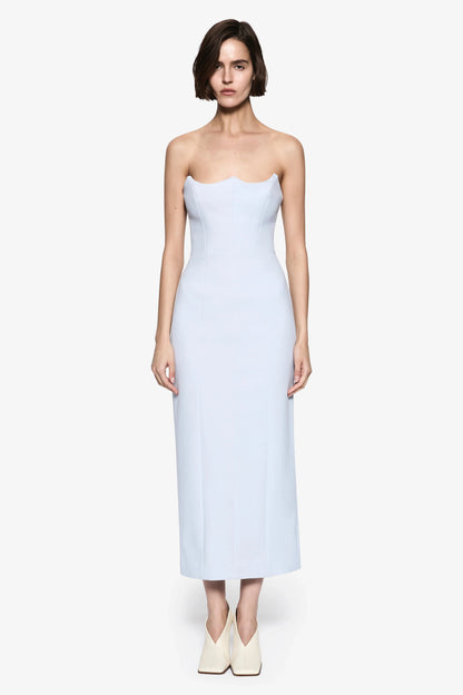 Misha Avatus Crepe Midi Dress - Skywriting