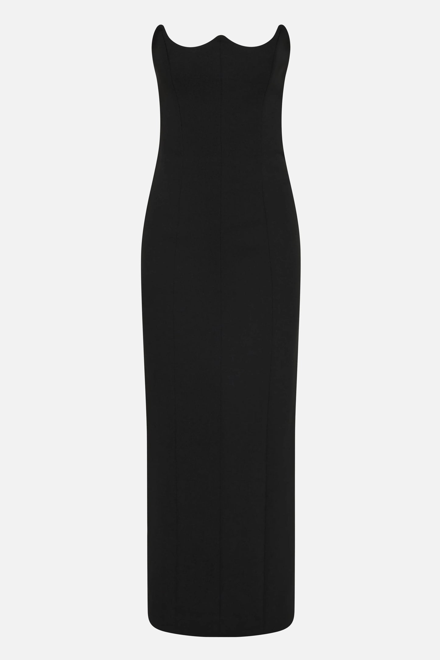 Misha Avatus Crepe Midi Dress - Black
