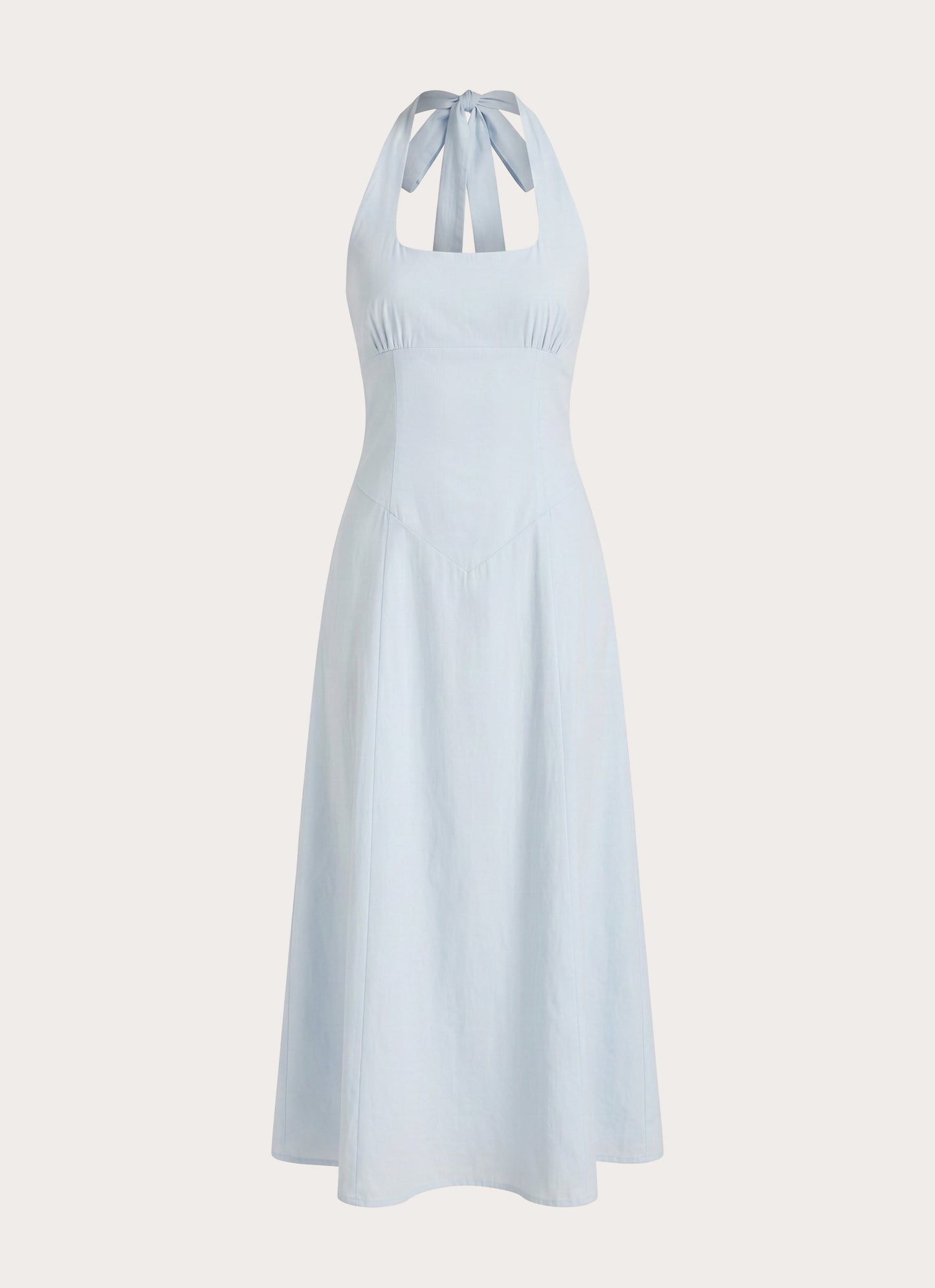 Sarrah Halter Midi Dress - Blue