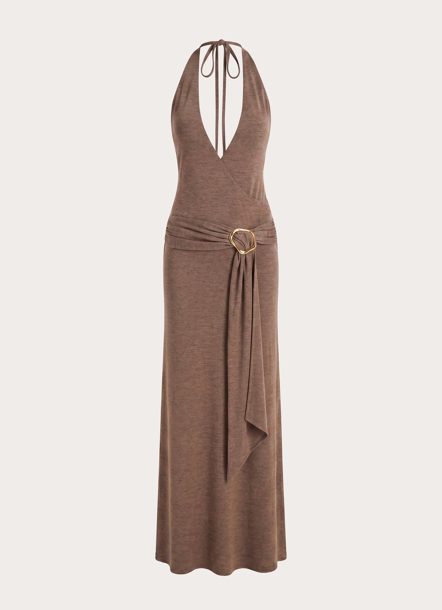 Talk To You Maxi Dress - Taupe