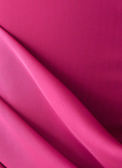 Verner Halter Maxi Dress - Berry