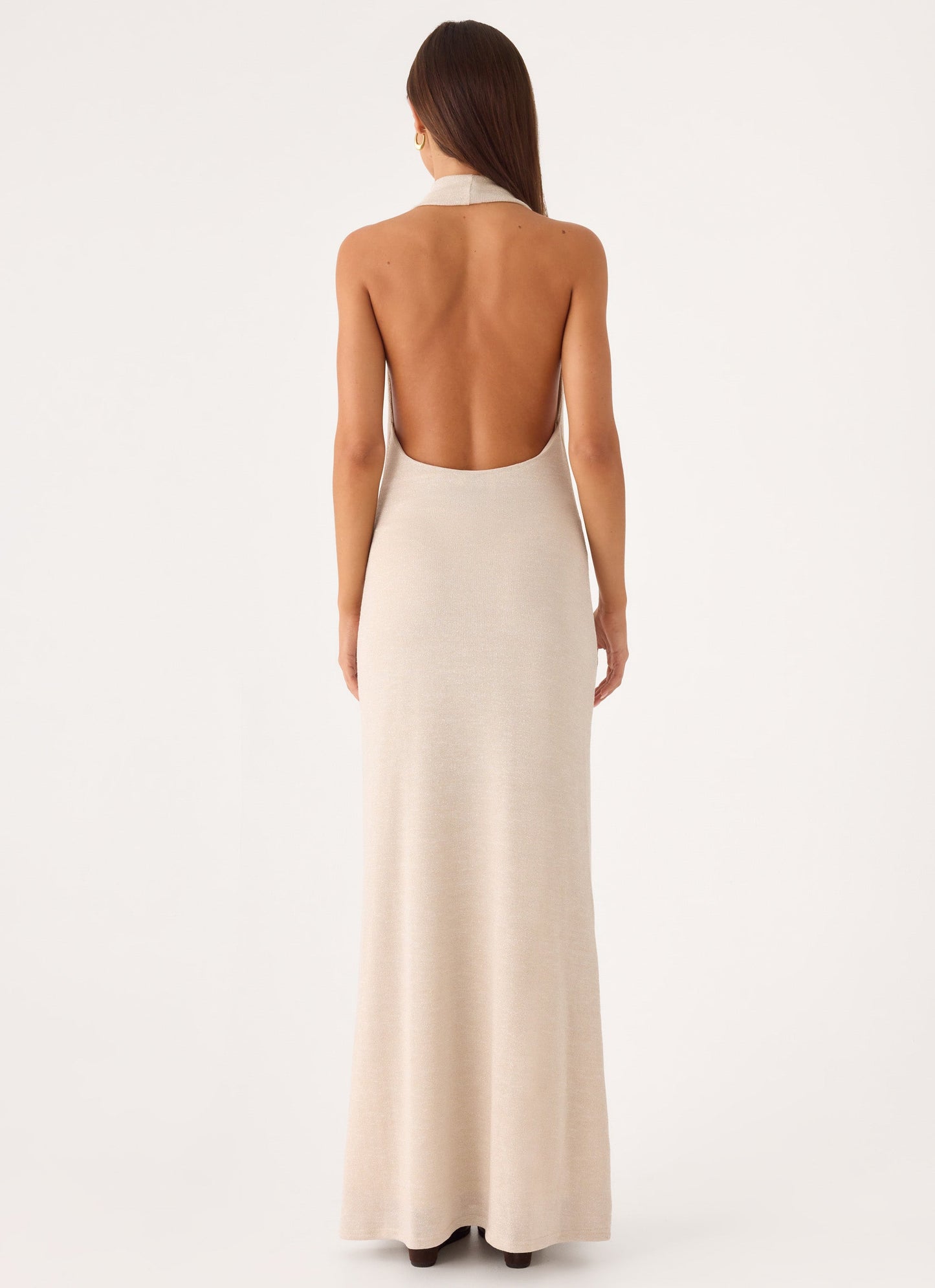 Worst Behaviour Knit Maxi Dress - Ivory