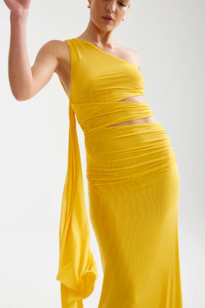 Nuri Dress - Burnt Orange