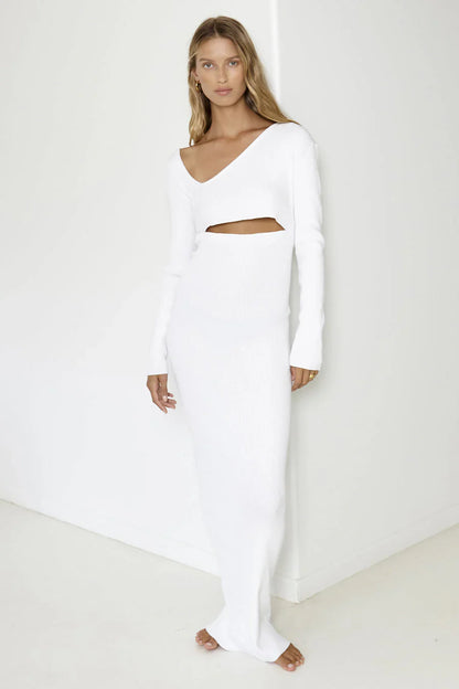 Aurora Maxi Dress - White