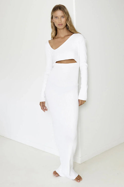 Aurora Maxi Dress - White