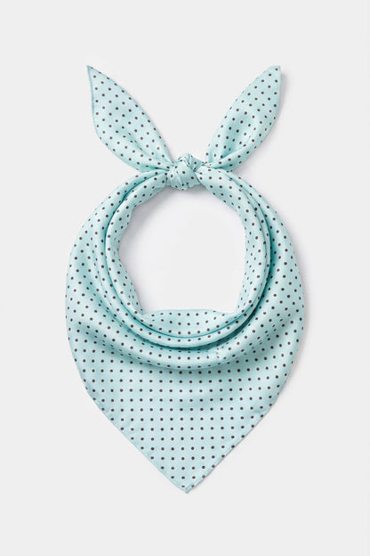 Satin Multi-Way Scarf in Mint Chip