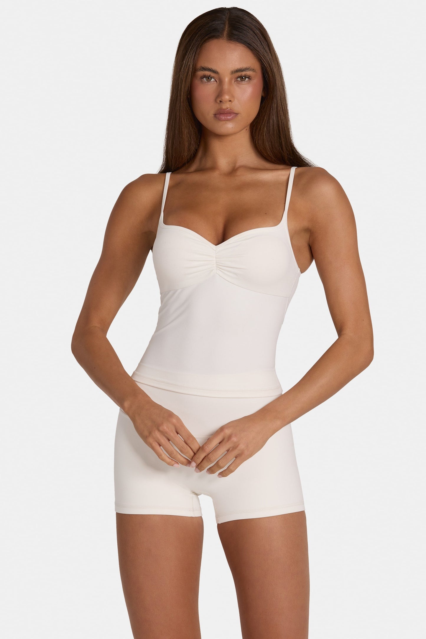 Soft Active Tank Top in Coconut