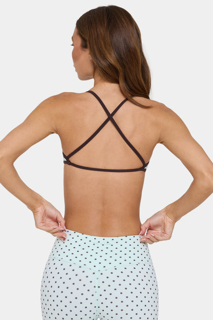 Soft Active Low-Impact Sports Bra in Mint Chip