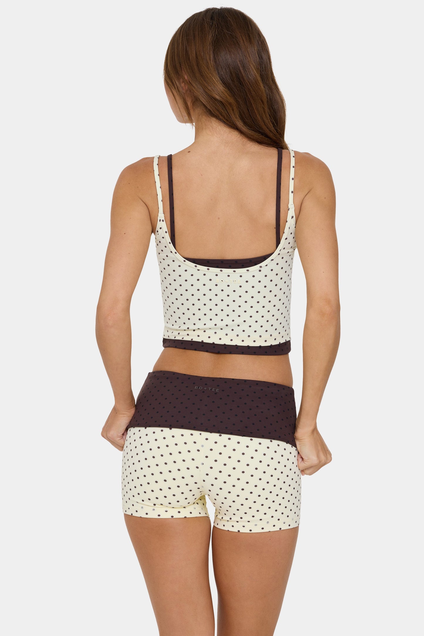 Soft Active Double-Layer Tank Top in Cookie Butter